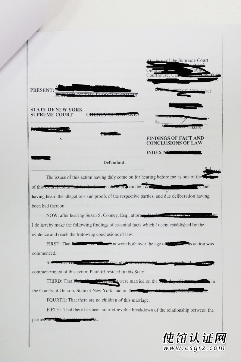 美國(guó)加州離婚證用于國(guó)內(nèi)證明單身怎么辦理公證認(rèn)證？